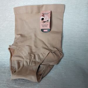 Shapermint High-Waist Shaper Briefs Size XS/S  54008 Essentials Line NWT Tan